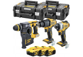 DeWALT DCK377P3T-QW Akkus gépszett (DCD708+DCF809+DCH273+18V/3x5,0Ah) 2xTstak